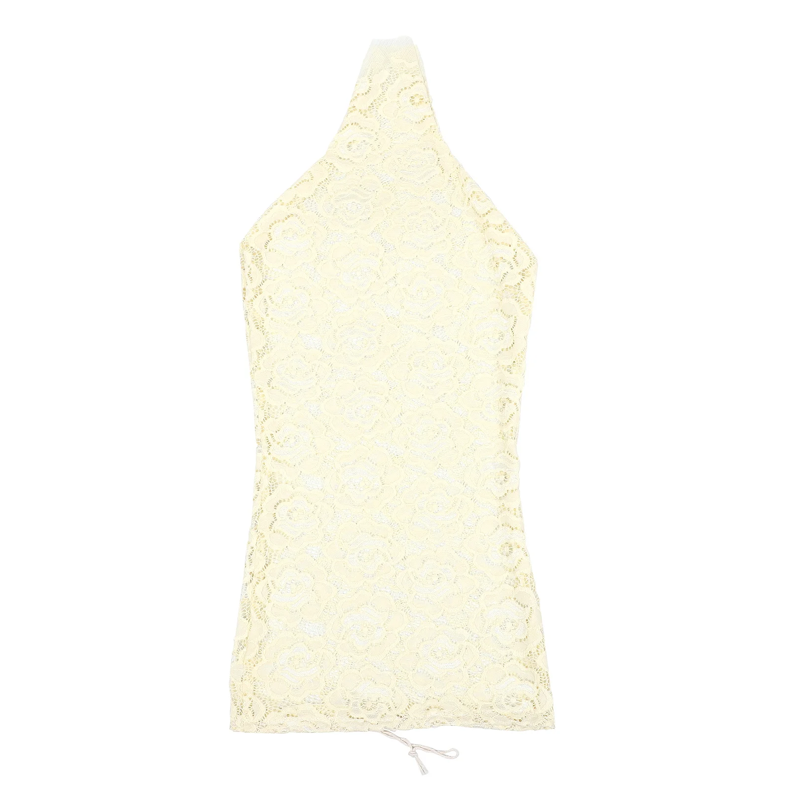 

Female Mannequin Fabric Cover Beige Decorative Cloth Vest for Display Reusable Washable Lace Model Props Accessory