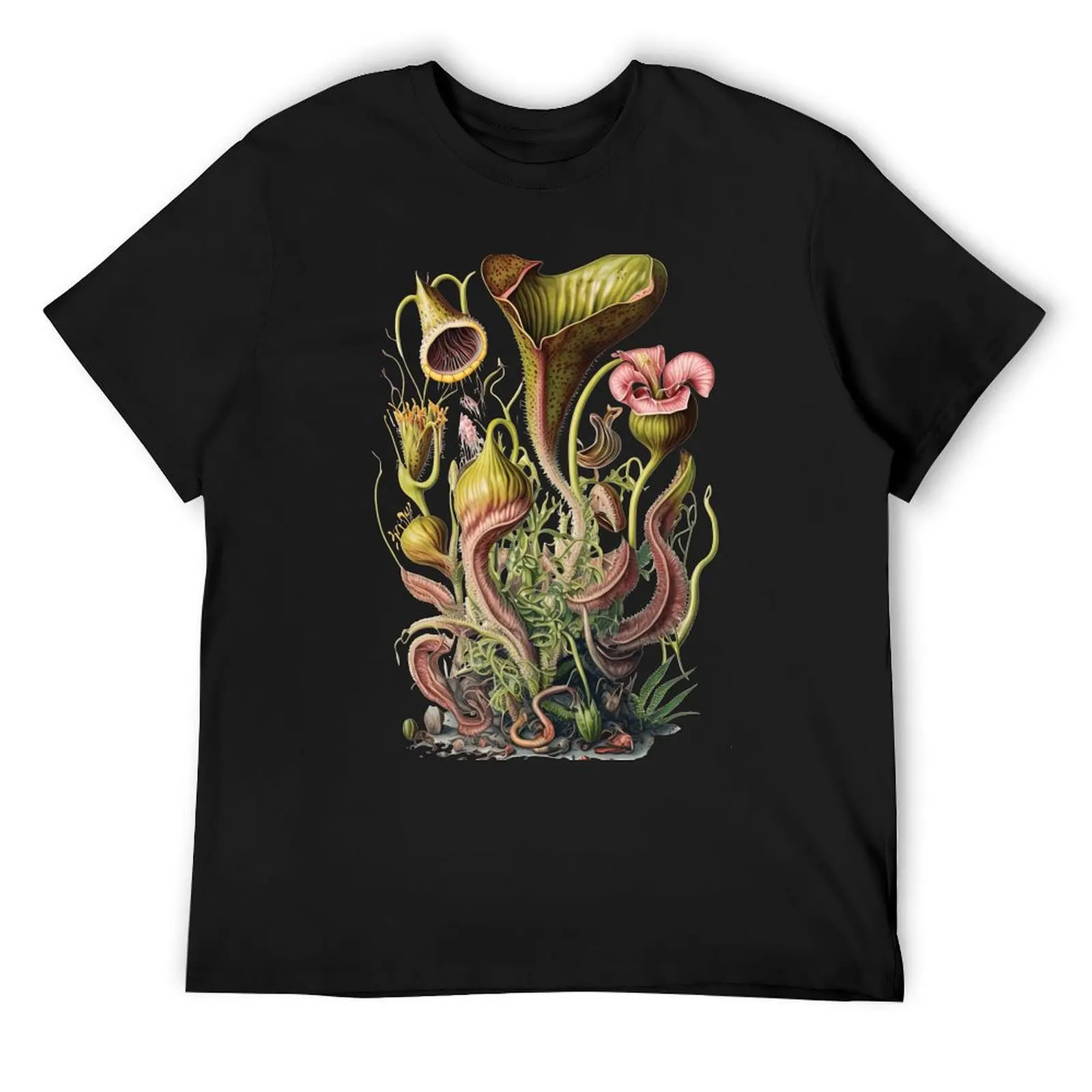 Carnivorous Pitcher Plant T-Shirt vintage t shirts plain aesthetic clothes anime tshirt t shirts for men