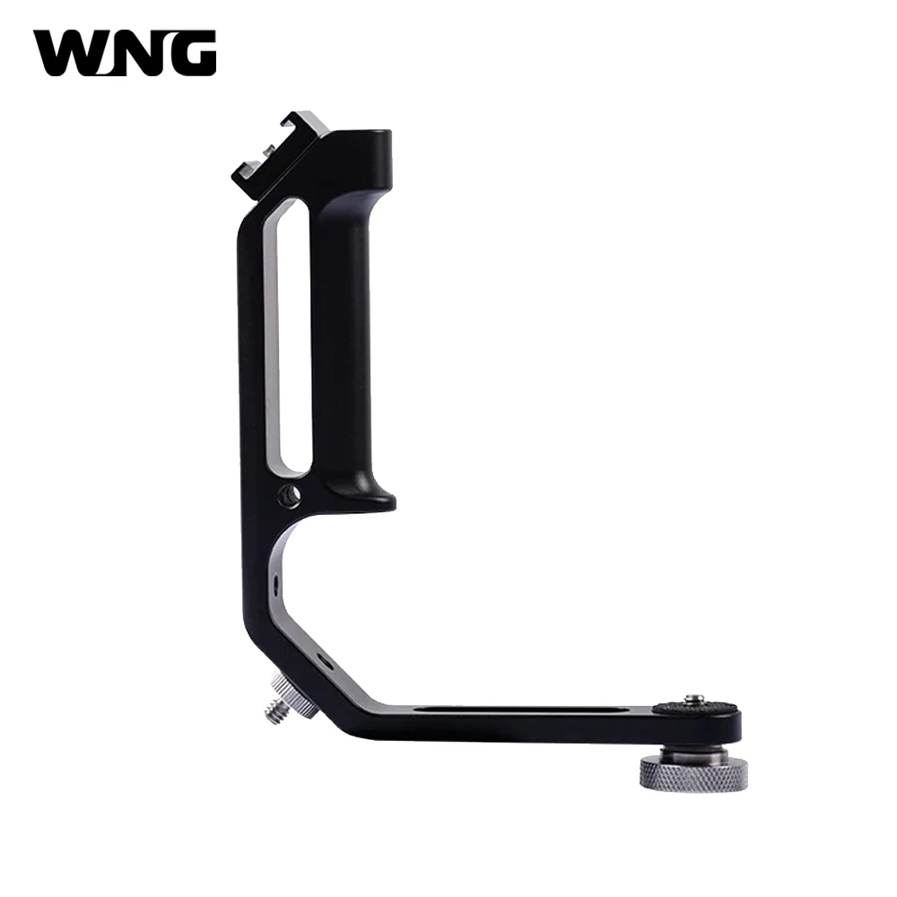 Universal L Bracket with Cold Shoe Mount for Single Handle Gimbal DJI Ronin S/SC/RS2/RS3/RS3PRO ZHIYUN Crane 2/2S