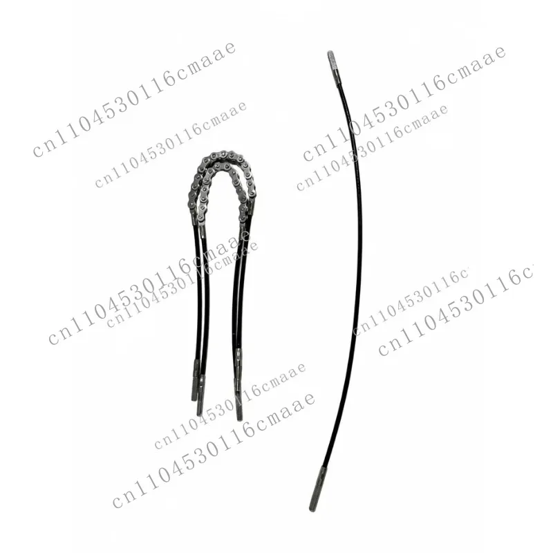 Leg Pedal Kayak Idler Cable Chain, Silver Metal Chain Drive Cable for Kayak Mirage System, Smooth Flexible Replacement