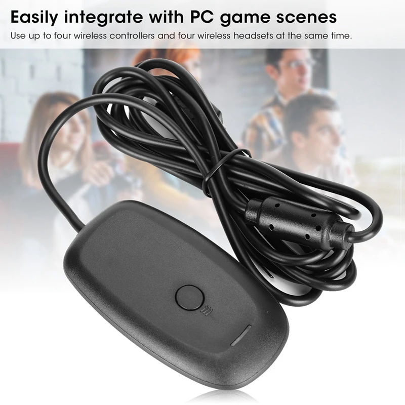 A04R For Xbox 360 Wireless Gamepad PC Adapter USB Receiver Supports Win7/8/10 System for Microsoft Xbox360 Controller Console
