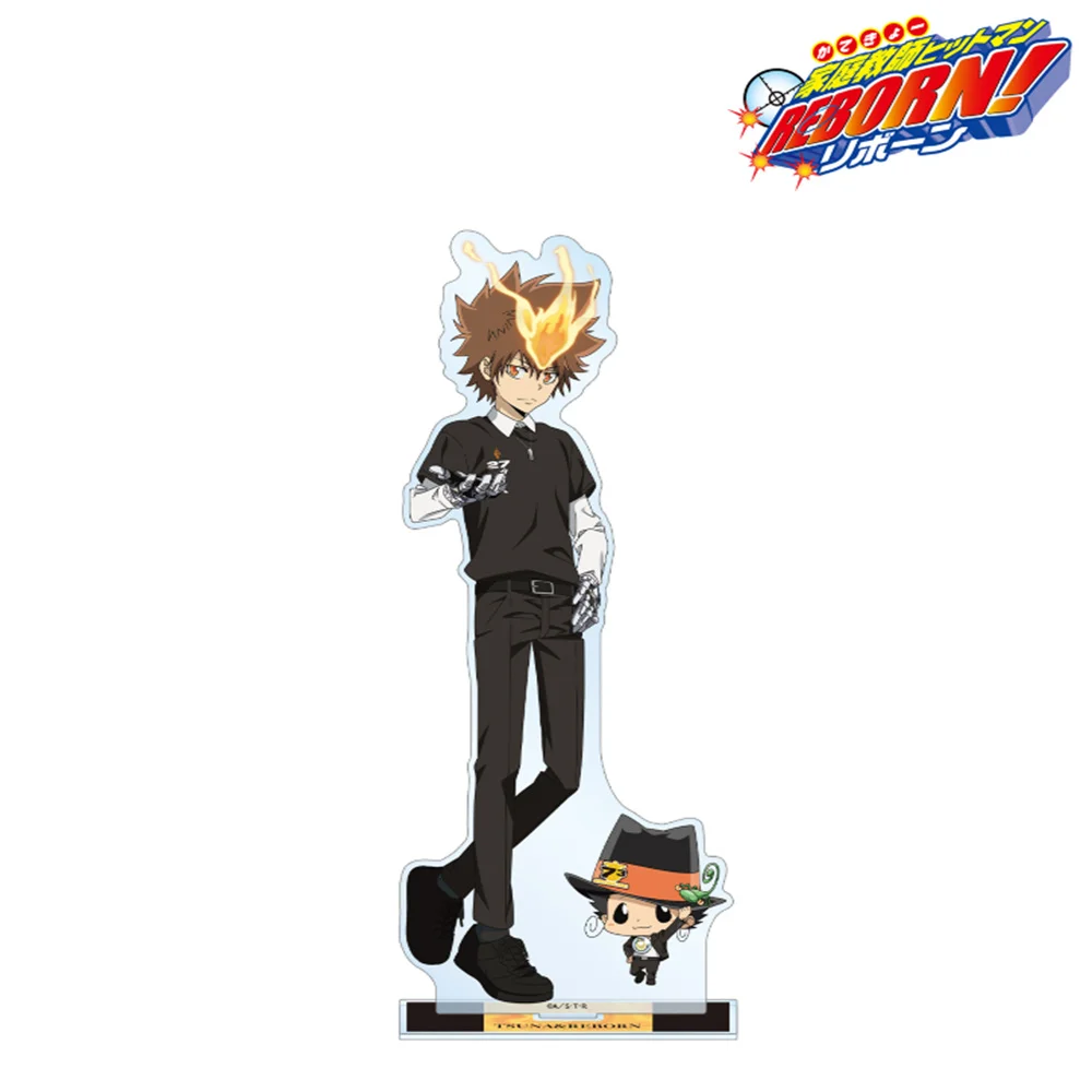 2025  Anime Cosplay Collection Desktop Decor HITMAN REBORN! Sawada Tsunayoshi 15cm Stand Figure Acrylic Model Plate