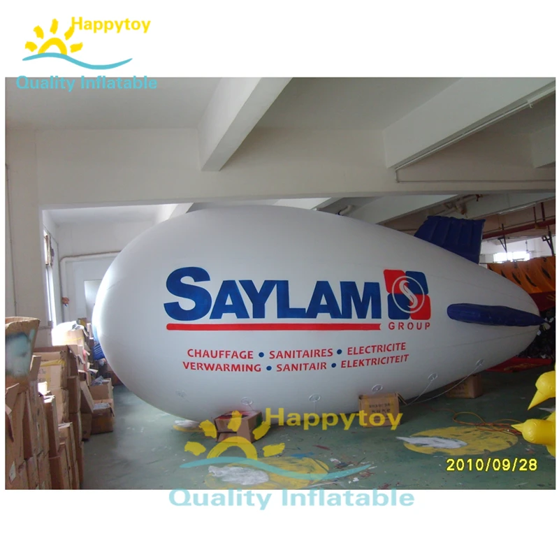 Outdoor Inflatable Advertising Blimp Led Lighting Inflatable Airship For Promotion