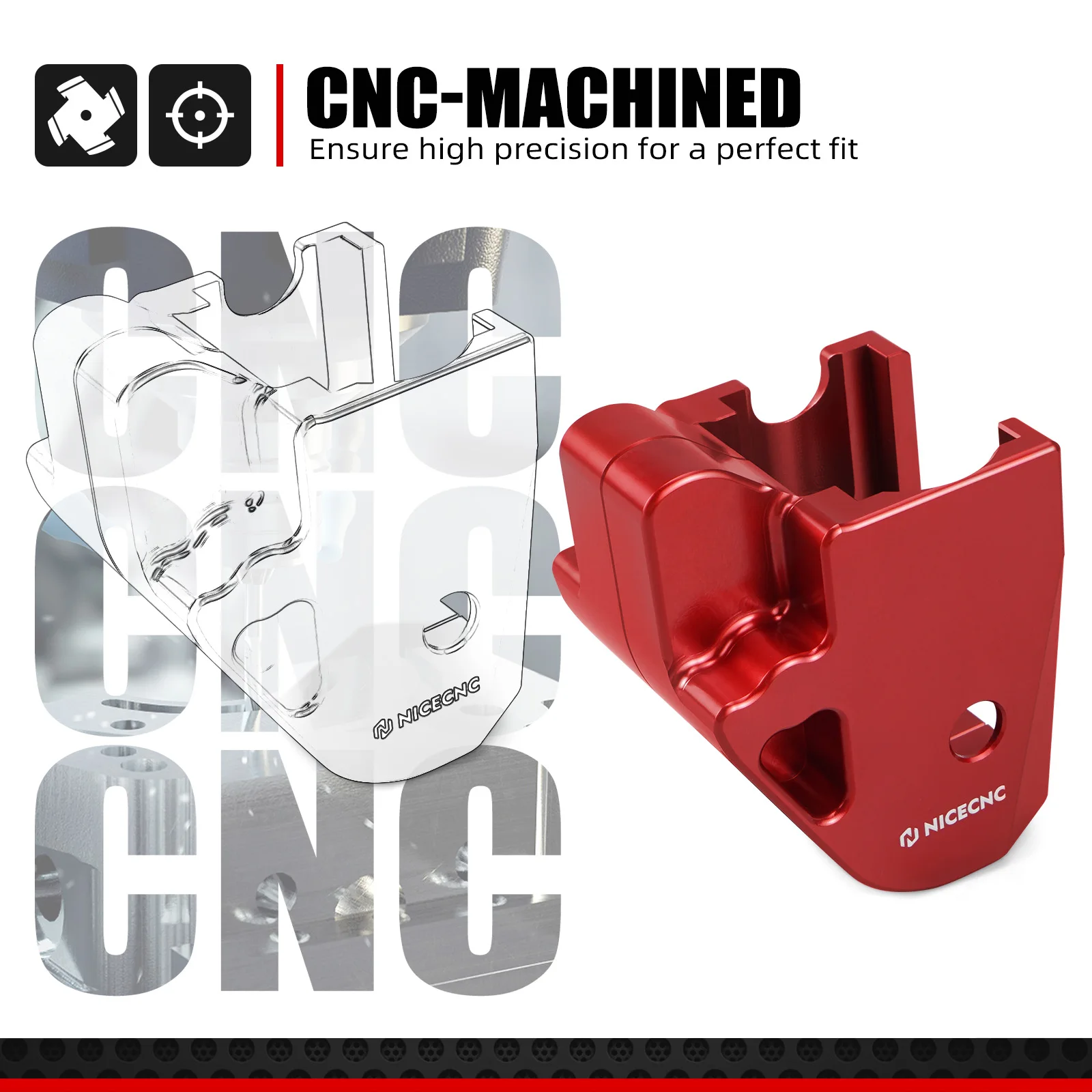 NICECNC ل Beta RR 300 RR-S RS 250 350 390 430 500 2015-2024 2023 مانع الصدمات الخلفي الربط حامي دراجة نارية الملحقات