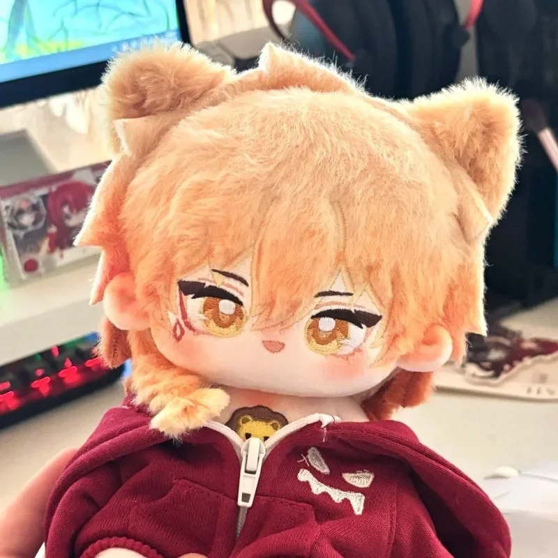 귀여운 20CM Honkai: 스타 레일 Mydei 면화 인형 소녀 인형 장난감 학생 봉제 인형 사랑스러운 미식 가죽 귀 크리스마스 선물