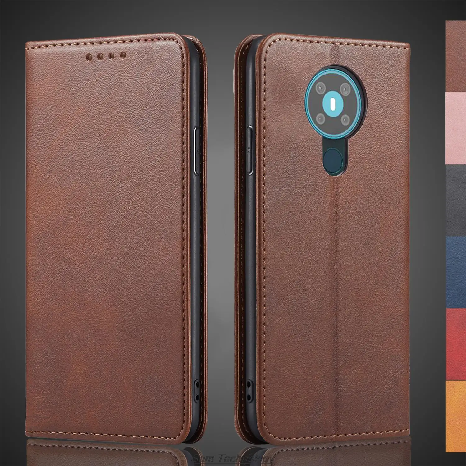 

Кожаный чехол с магнитным притяжением для Nokia 5,3, держатель для карт, кобура с откидной крышкой, чехол для Nokia 5,3, кошелек, сумки для телефона, Fundas Coque