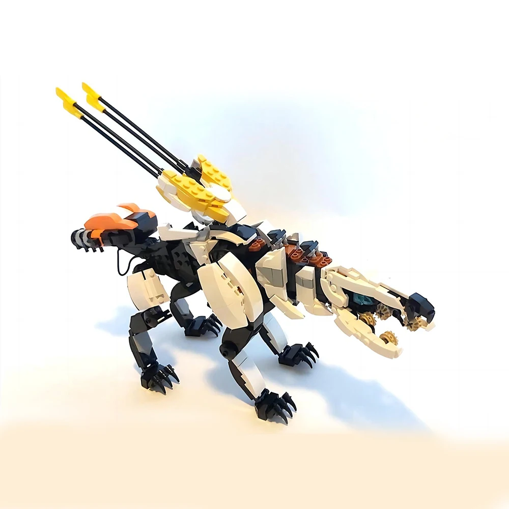 BuildMOC Horizoneds Game Mecha Zero Dawn Sentry Scrounger For Forbidden West Observer Longnecked Beast Monster Animal  Brick toy