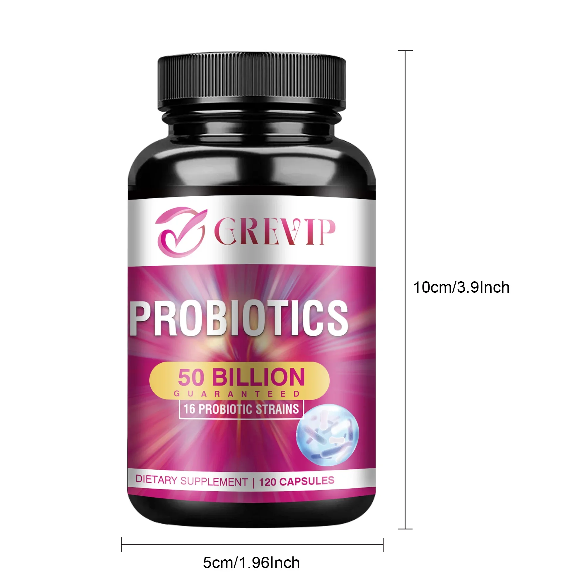 Women's Probiotics 50 Billion CFU - Supports Digestive, Vaginal and Immune Health - 120 Capsules