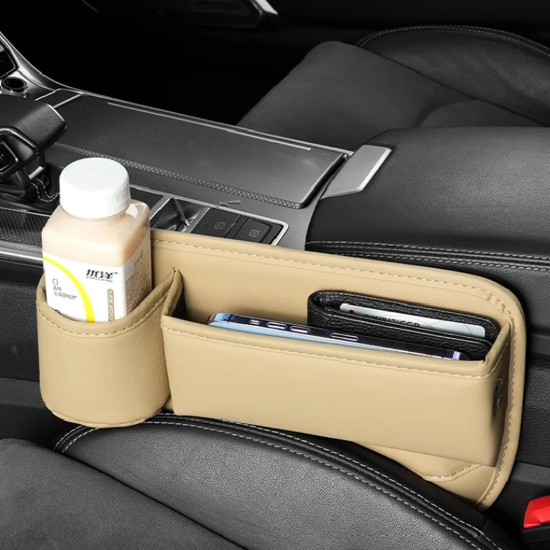 

For Subaru XV Crosstrek Impreza Forester 2023~2025 Car Seat Side Gap Filling Storage Box With Cup Holder Tray Organizer Case Kit