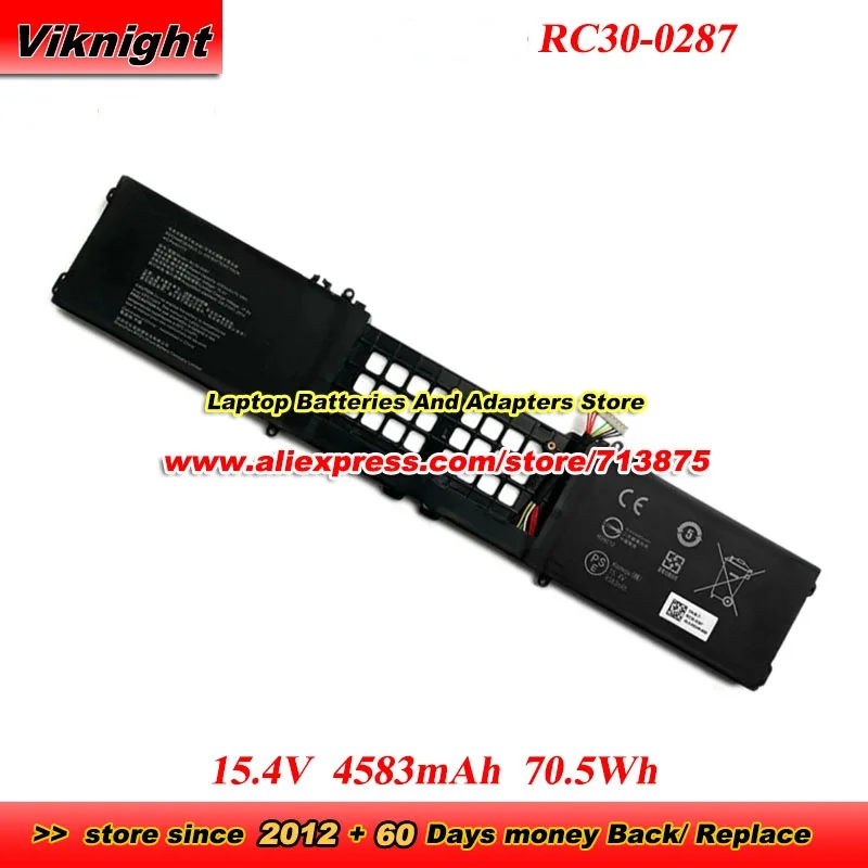 

Аккумулятор RC30-0287 4ICP4/62/115 для Blade Pro 17 2019 2020 RZ09-0287 RZ09-0329 RZ09-0314 RZ09-0406 RTX 2080 Max-Q