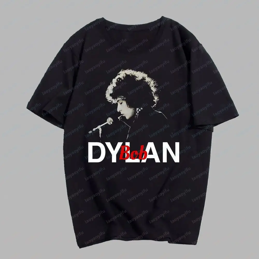 Bob Dylan - Bob Ruff Summer Casual Trendy Multi-Purpose Short-Sleeved Men's and Women's Round-neck T-Shirt
