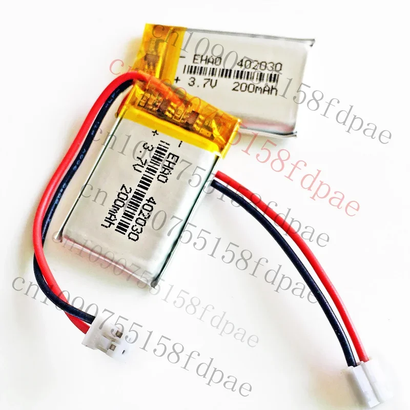 

Премиум 5/10x 3,7 В 200 мАч 402030 LiPo Полимерная аккумуляторная батарея JST PH2,0 мм Разъем