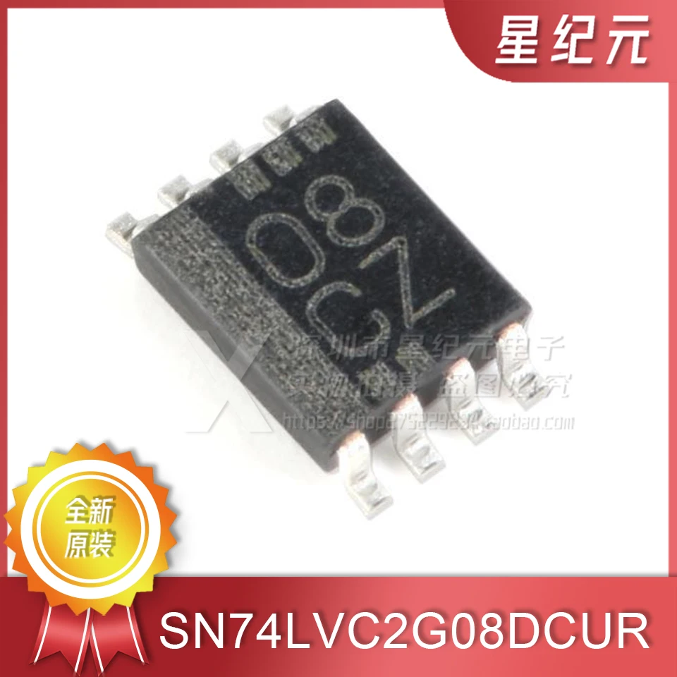 [IN STOCK]1 Piece New Original SN74LVC2G08DCUR Screen Printing 08CZ Patch VSSOP-8 Positive and Gate Logic Chip