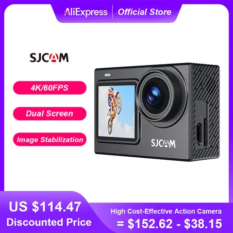 SJscreenshot SJ6 Pro-Caméra d'action à écran tactile étanche, caméra de sport, vision nocturne WiFi, stabilisation gyroscopique 6 axes, écran touriste 4K