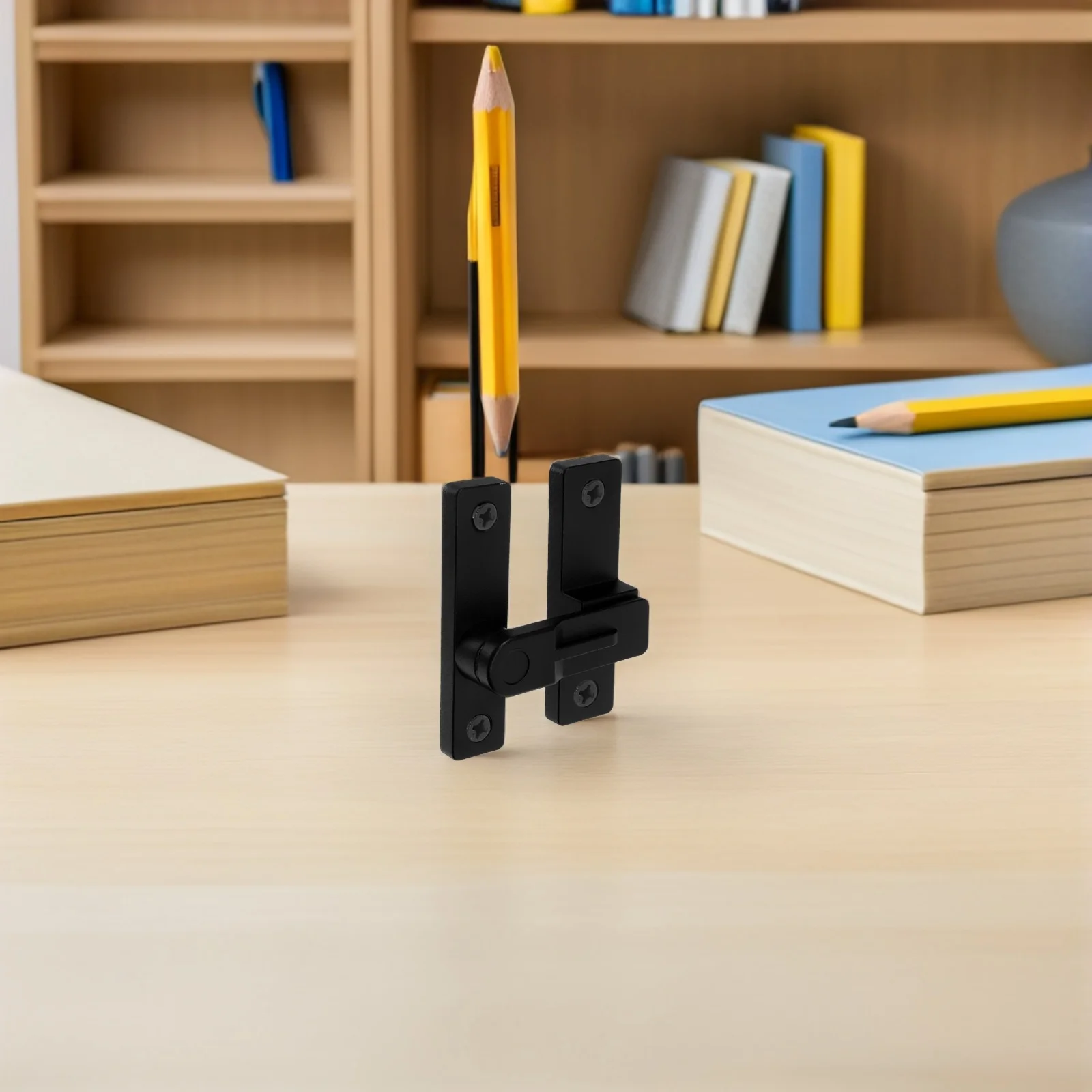 

Right Angle Latch Door Lock Metal Finish Durable Corrosion Resistant Straight Angle Locking Mechanism for Or Office