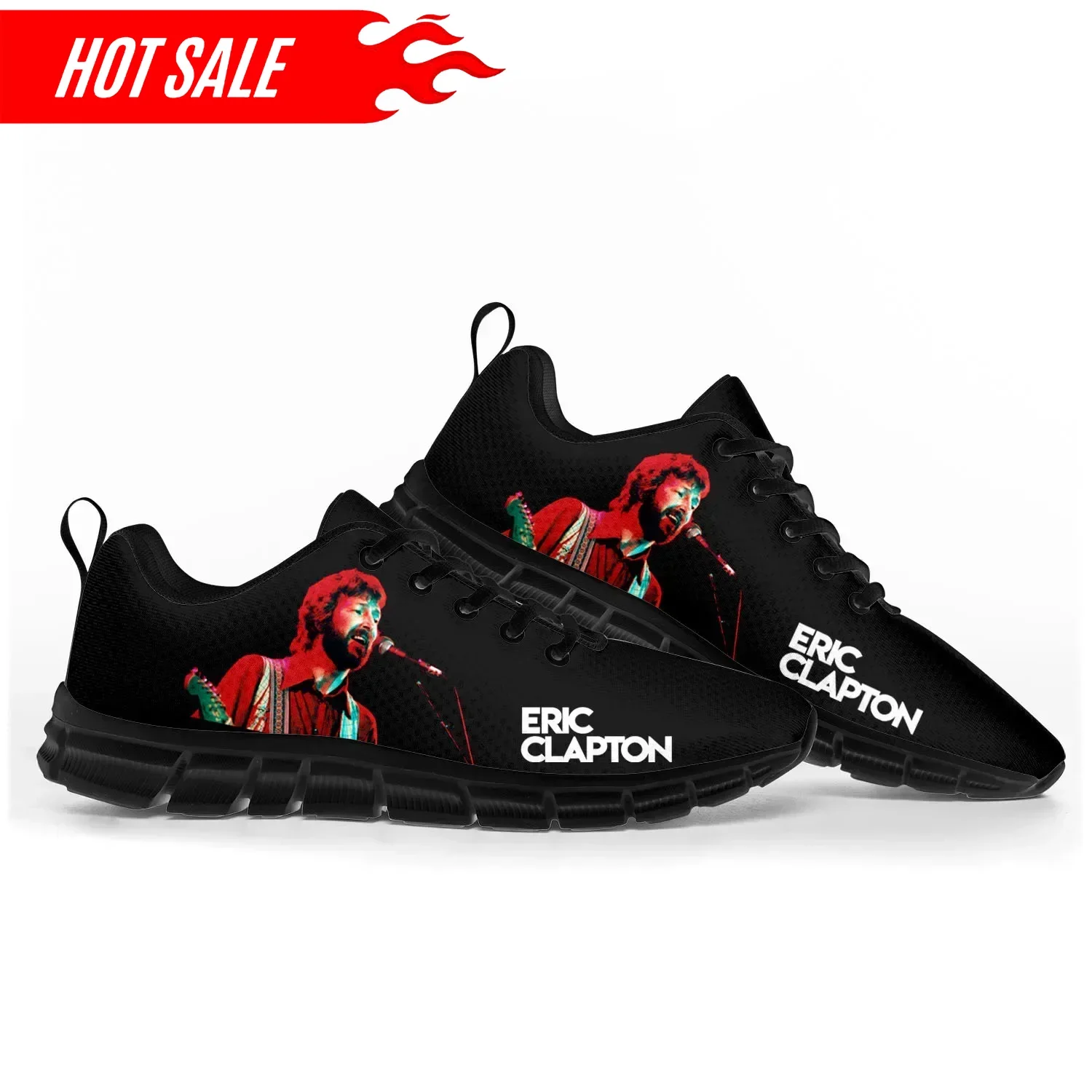

Hot Eric Clapton rock musician guitar Sports Shoes Mens Womens Teenager Sneakers Custom High Quality Couple Shoes