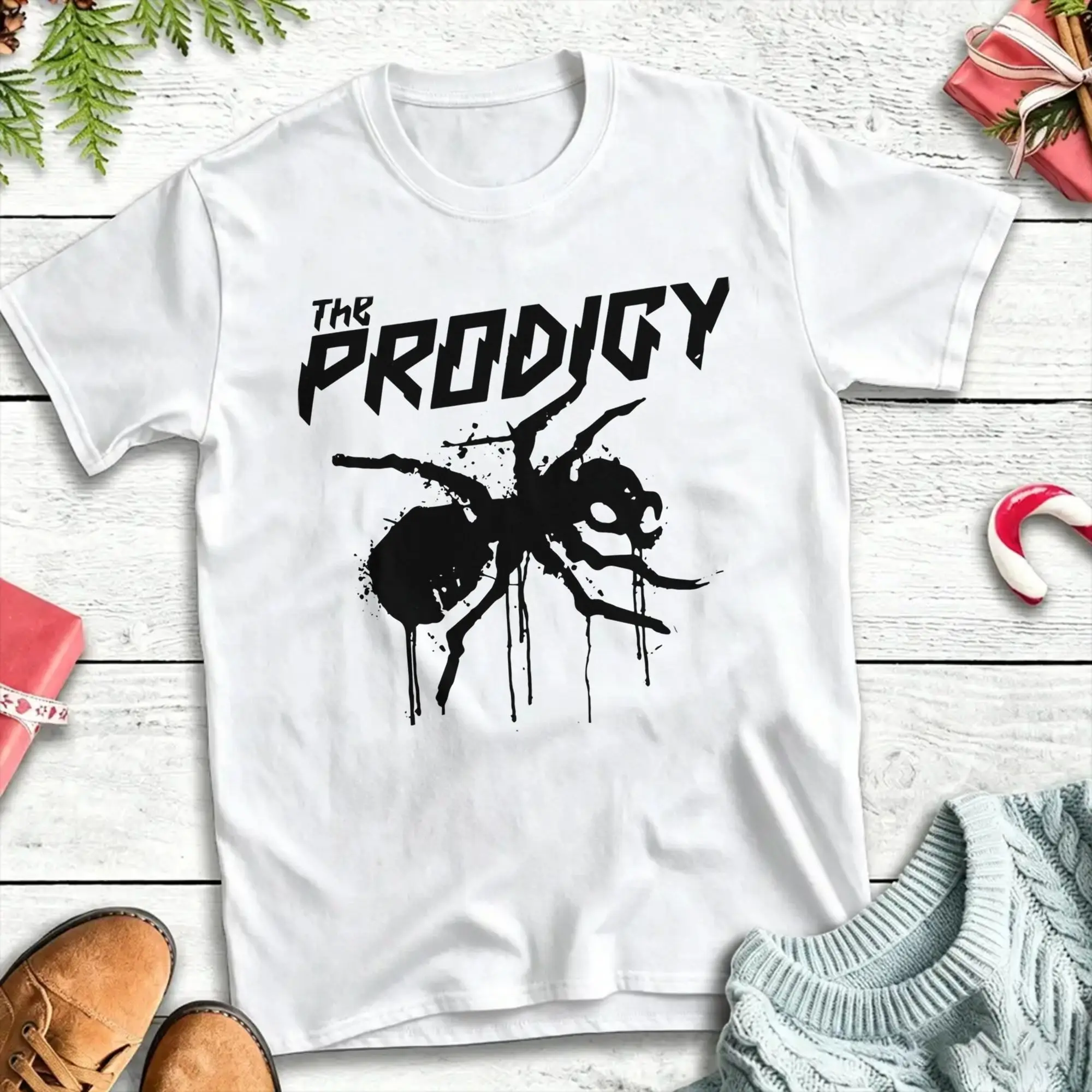 The Prodigy Warriors Dance Tour 2026 T-shirts pour hommes, t-shirt humoristique à manches courtes, col rond, t-shirts en coton imprimés