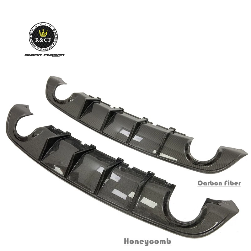 

Задний бампер из углеродного волокна в стиле Hellcat, диффузор, спойлер для Dodge Charger SRT 2015-21 гг.