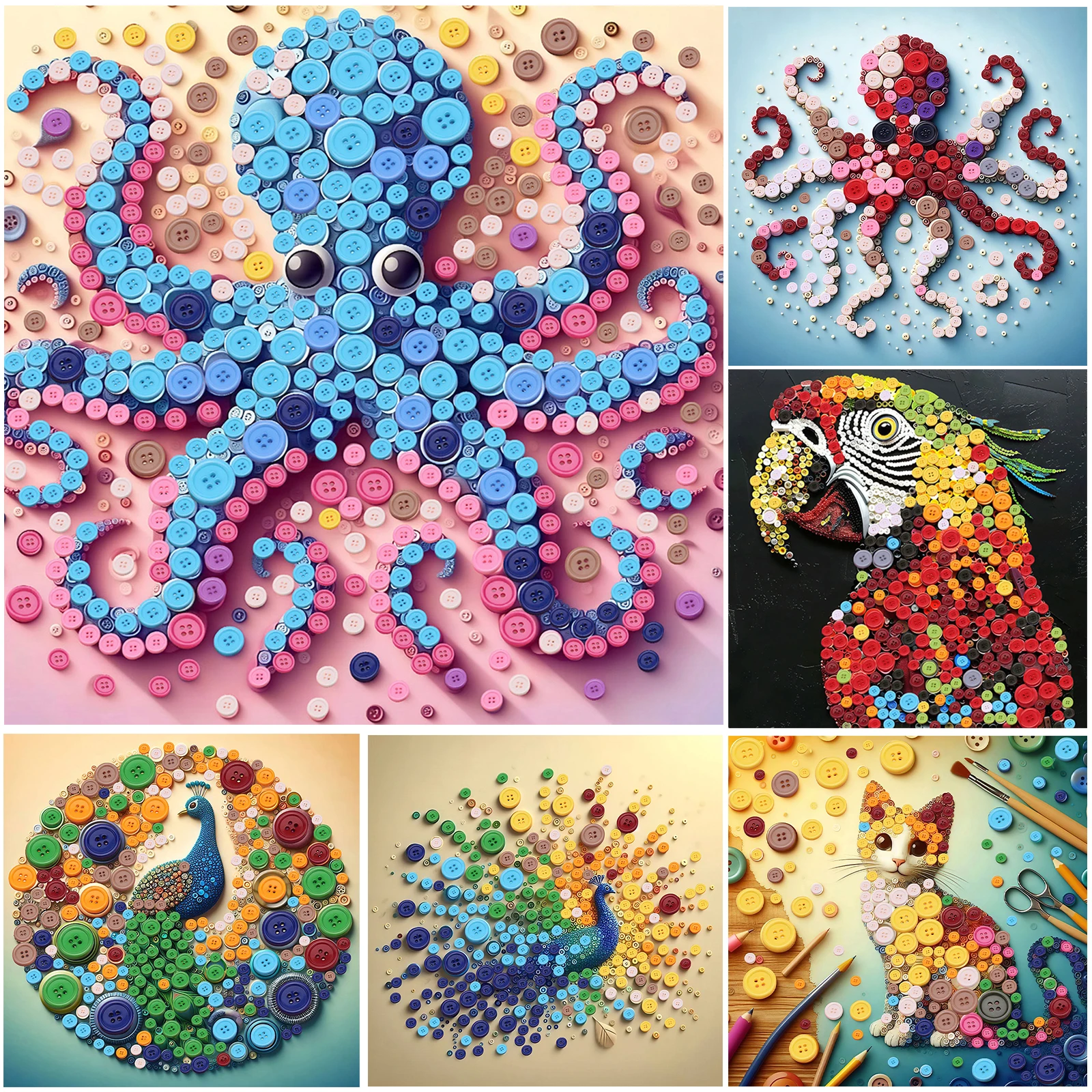 Resin Craft For Beginners - Kit de Pintura de Botones de