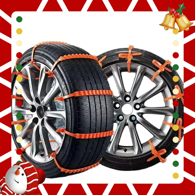 

Универсальные снегоступы Quick-Fit: защита от скольжения для электронных велосипедов и внедорожников