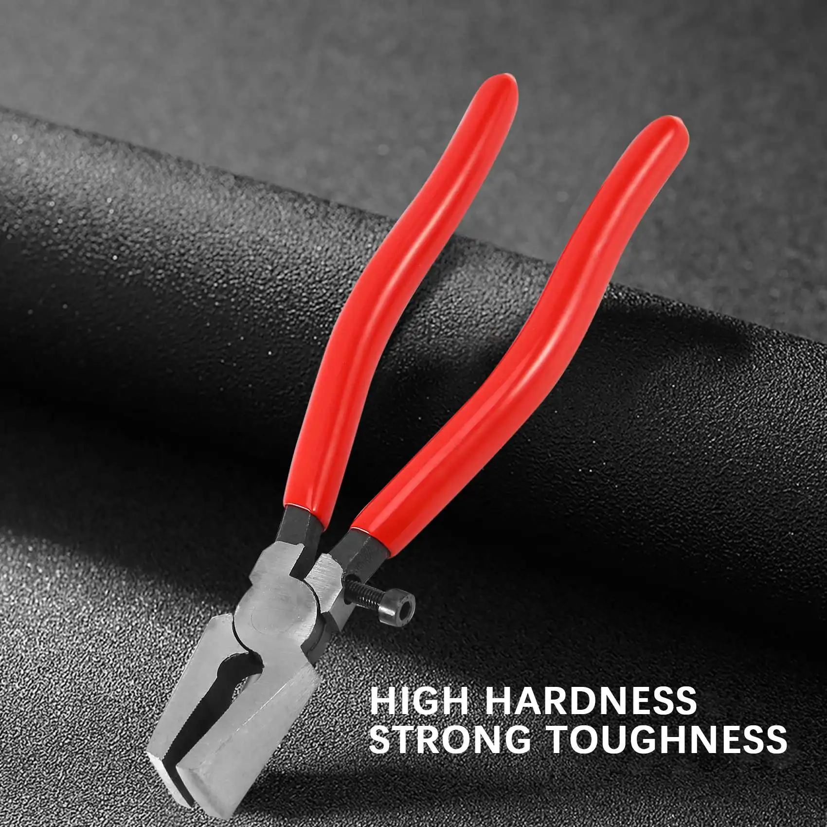 Heavy Duty Key Fob Pliers Tool, Metal Glass Running Pliers With Flat Jaws, Studio Running Pliers Attach Rubber Tips Perfect For