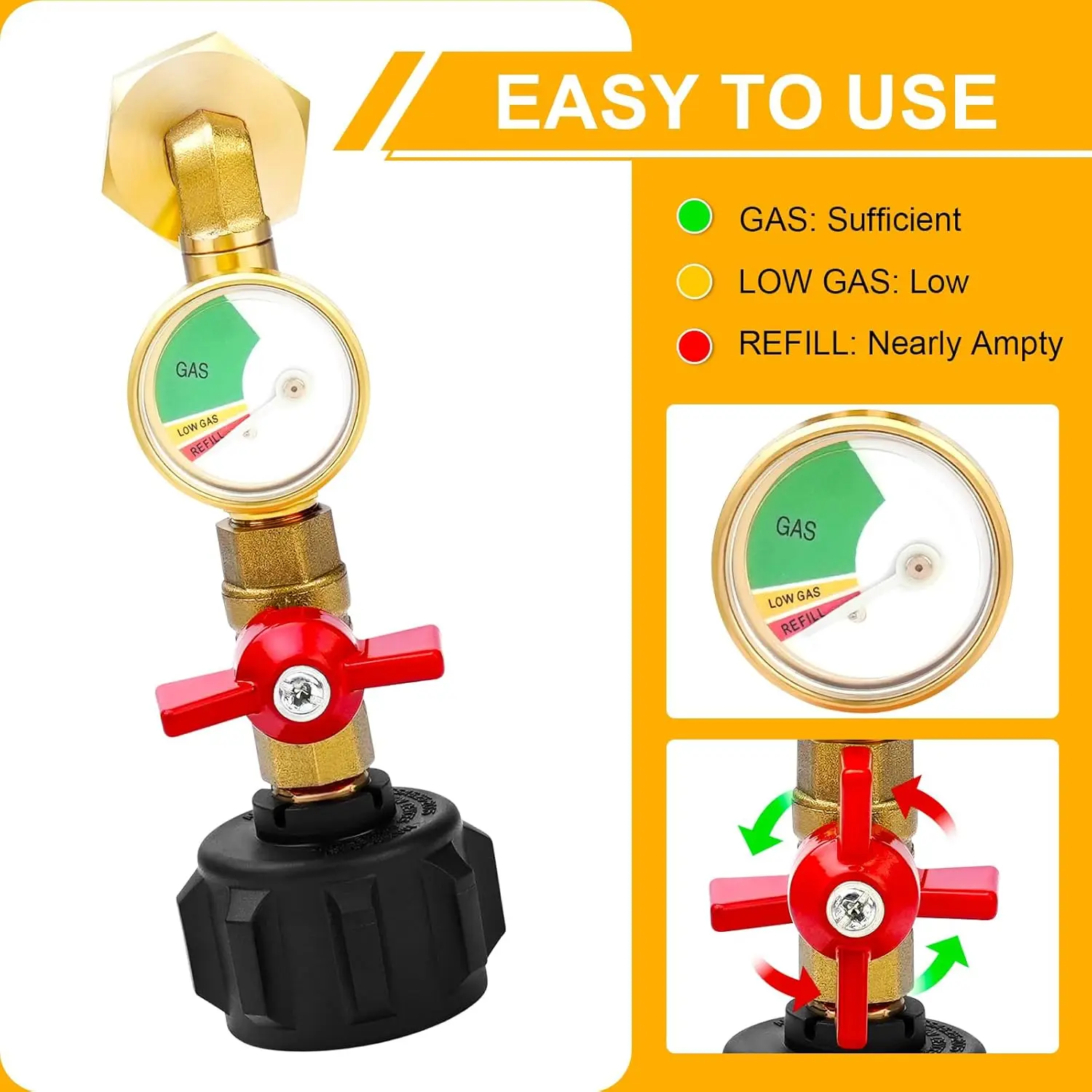 

Преобразователь пропанового газа от 20 до 1 фунта, адаптер для заправки пропана, локтевой адаптер для обогревателей пропана, грилей, печей, кемпинга