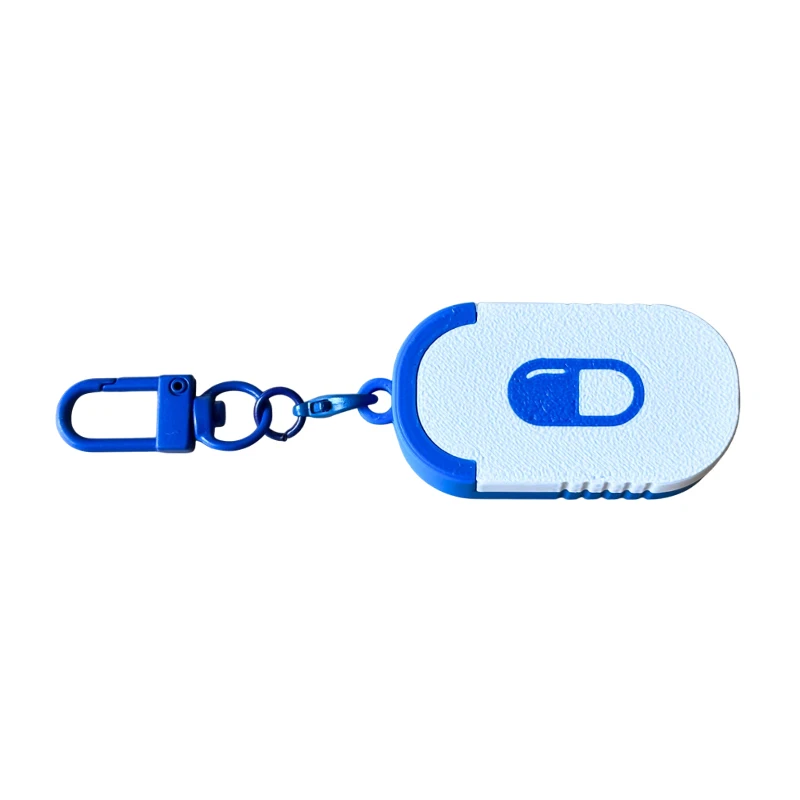 Medication Organizer Multiple Compartments Travel Pill Organizer Portable Pill Pod Tablet Case Mini Sliding Pill Box Keychain