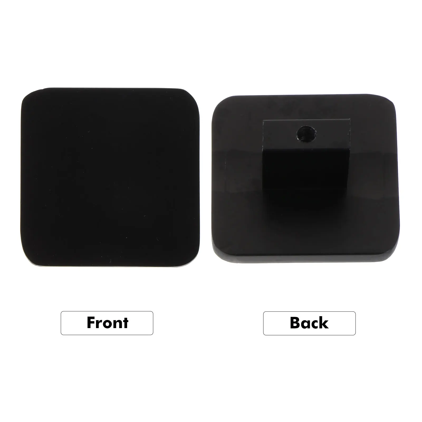 

4pcs Aluminum Knobs Multi-Functional Dresser Pulls Simple Square Drawer Handles Durable European Style Easy Install Shoe Cabinet