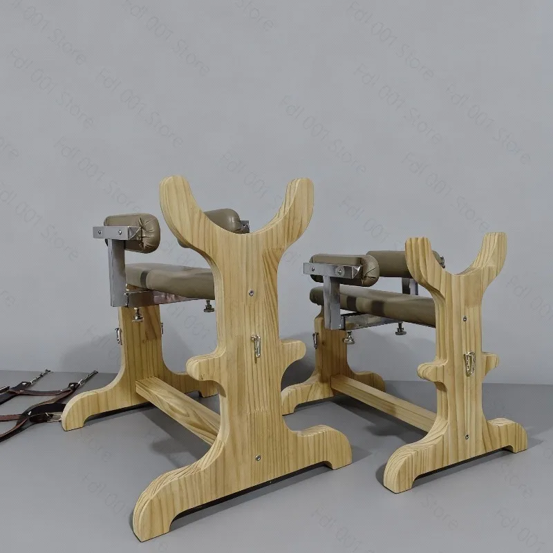 Dog Diagnosis and Treatment Frame Acupuncture Table, Solid Wood Tenon and Mortise Baoding Frame