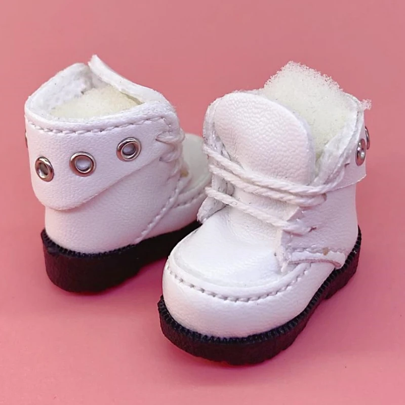 Tilda Puppenstiefel für Blythe Puppenspielzeug, 1/6 Gelenkpuppenschuhe für OB24 OB22 Azone BJD Puppet Mädchen Kleidung Kleid Schuhe Zubehör