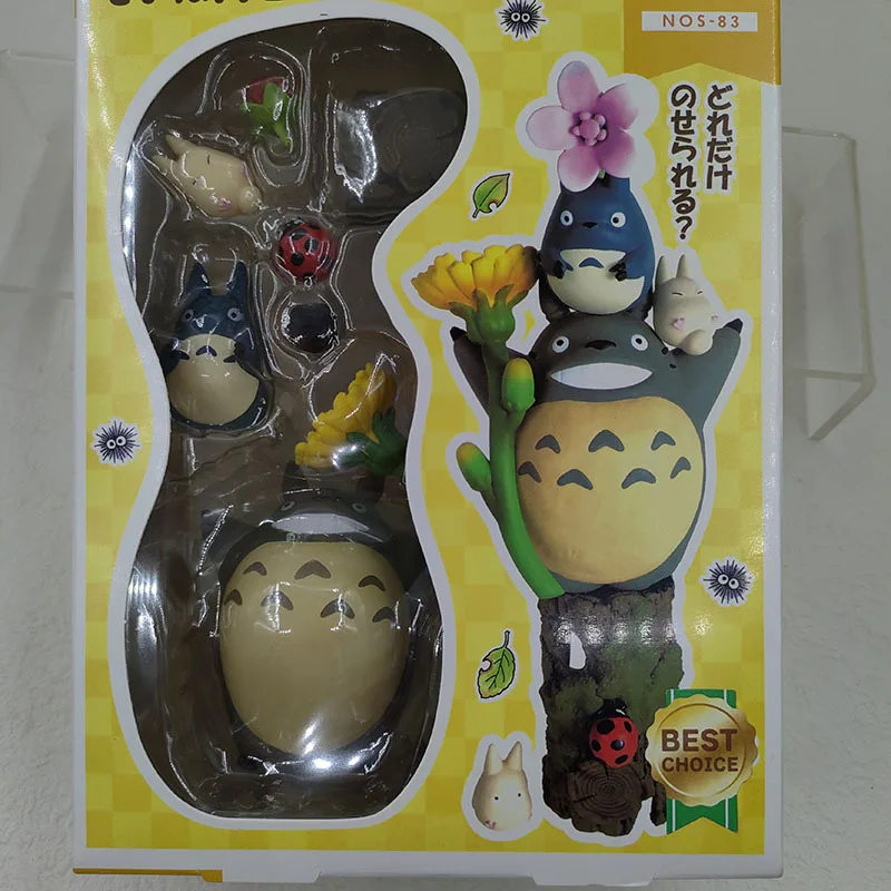 อะนิเมะใหม่ Totoro รูปการ์ตูน Pvc Mini รูปปั้นน่ารักของเล่นเครื่องประดับห้องเด็ก Charm คอลเลกชันของขวัญวันเกิดตุ๊กตา