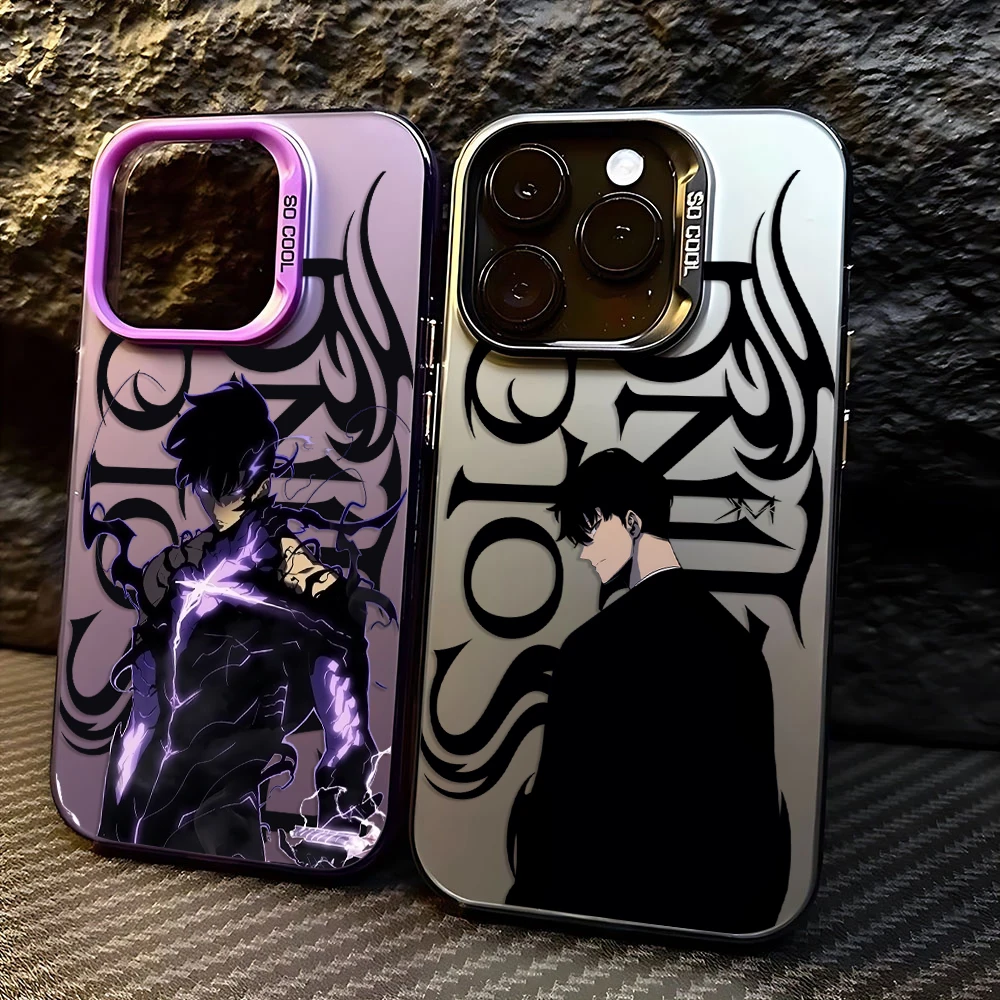 Heiße Anime-Handyhülle für Samsung Galaxy A17 A07 A16 A06 A35 A55 A25 A05S A15 A56 A54 A36 A34 A24 A26 A04 S-Solo Leveling Cover