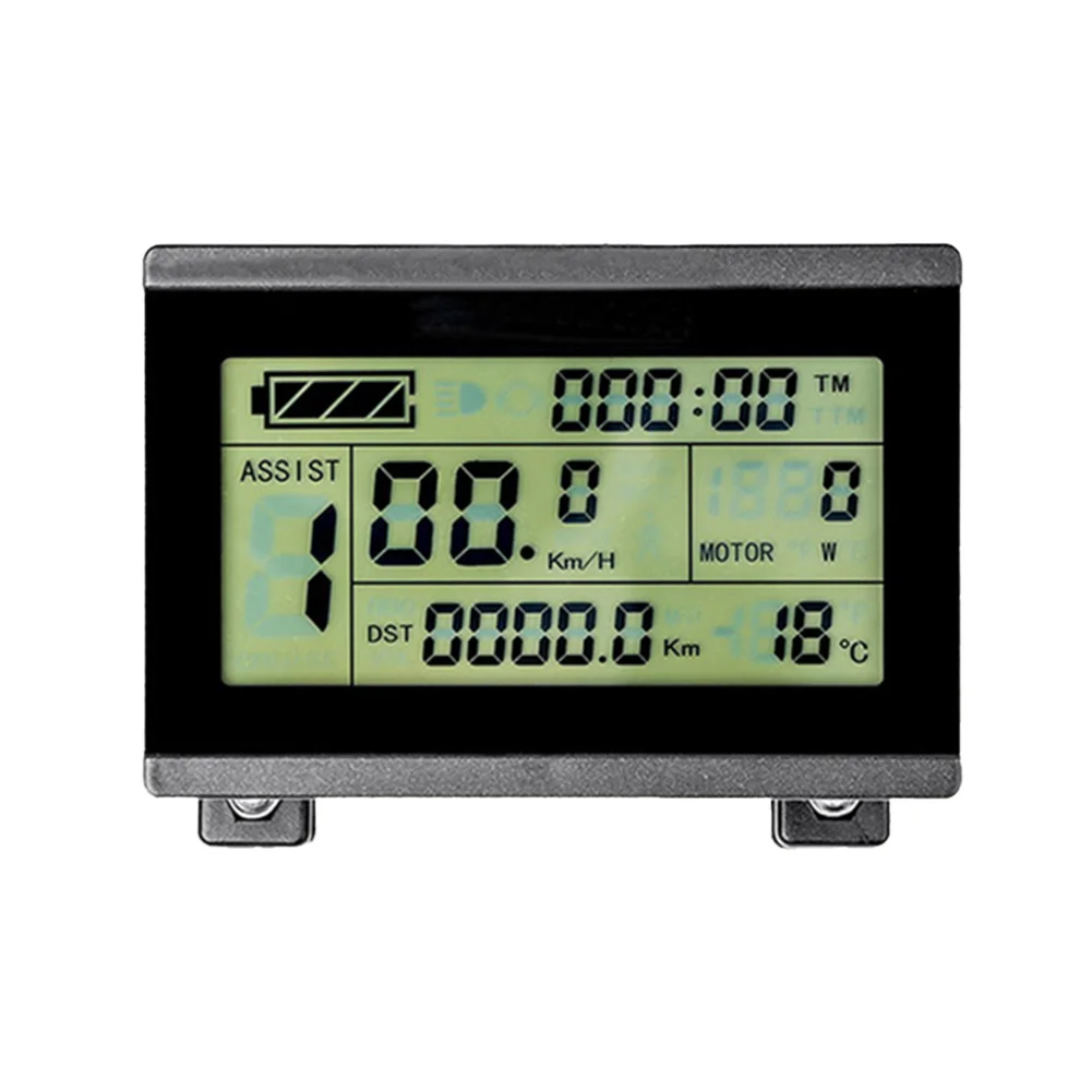 

Для KT-LCD3 приборная панель электрического велосипеда ЖК-дисплей для ремонта электронного велосипеда подсветка цветная скорость езды на велосипеде и считывание пробега