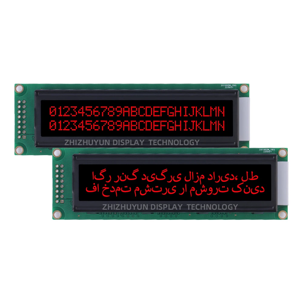 Kwaliteitsborging Lcd2402a Farsi Lcd Module Btn Zwarte Film Oranje Letter 2402 Scherm Lcm Display Module 24*02