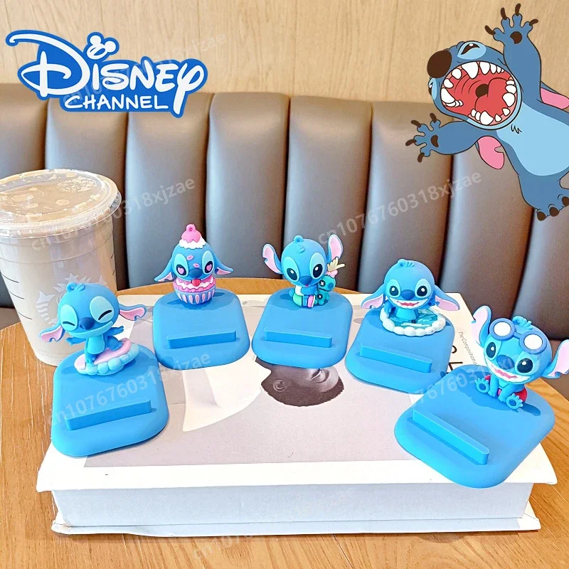 

Disney Stitch Phone Stand Cartoon Kawaii Creative Steedy Mobile Phone Holder Bedside Table Stand Multi-functional Children Gifts