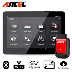 Ancel X6 Skaner OBD2 Profesjonalne narzędzie diagnostyczne samochodu OBD2 Pełny system DPF SAS ABS EPB Reset oleju Skaner samochodowy OBD 2