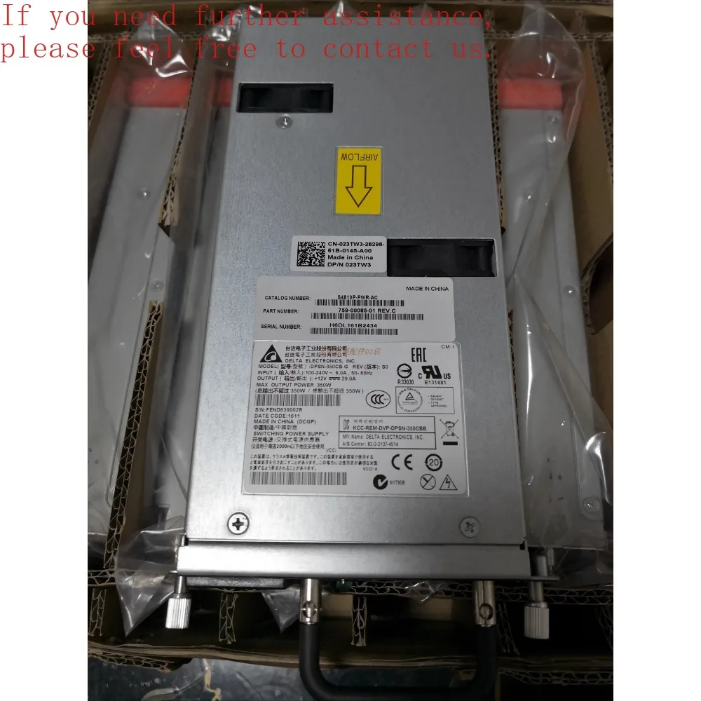 For Dell S4810P 8024F switching power supply DPSN-350CB G 023TW3