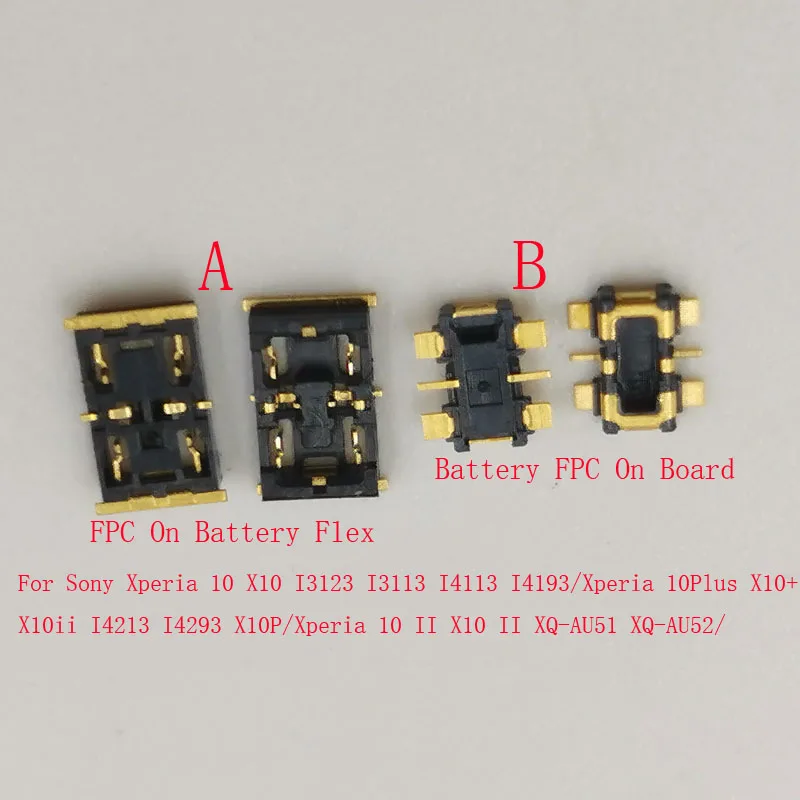 2-10Pcs Inner Battery Flex FPC Connector Plug Board For Sony Xperia 10 Plus X10 II I3123 I3113 10Plus I4213 I4293 X10P XQ-AU51