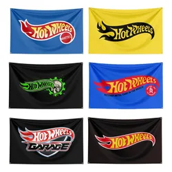 Hot Wheels Car Flag Polyester Digital Printing Racing Banner