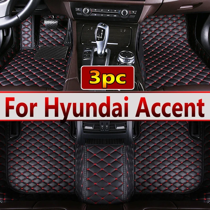 

Car Floor Mats For Hyundai Accent 2006 2007 2008 2009 2010 2011 Custom Auto Foot Pads Carpet Cover Interior Accessories