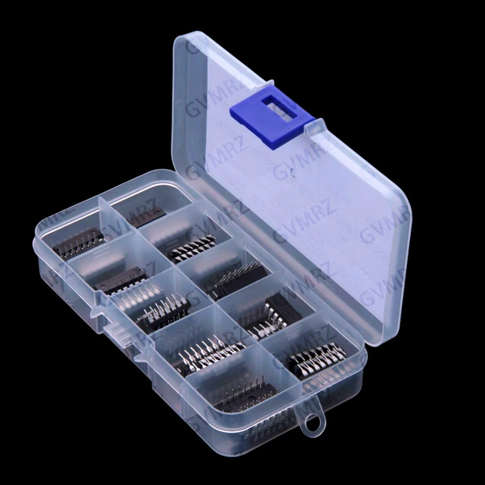 74LS00 74LS02 74LS04 74LS08 74LS32 DIP-14 Integrated Circuit DIP IC Combination Kit With Box 74LS02 74LS04 74LS08