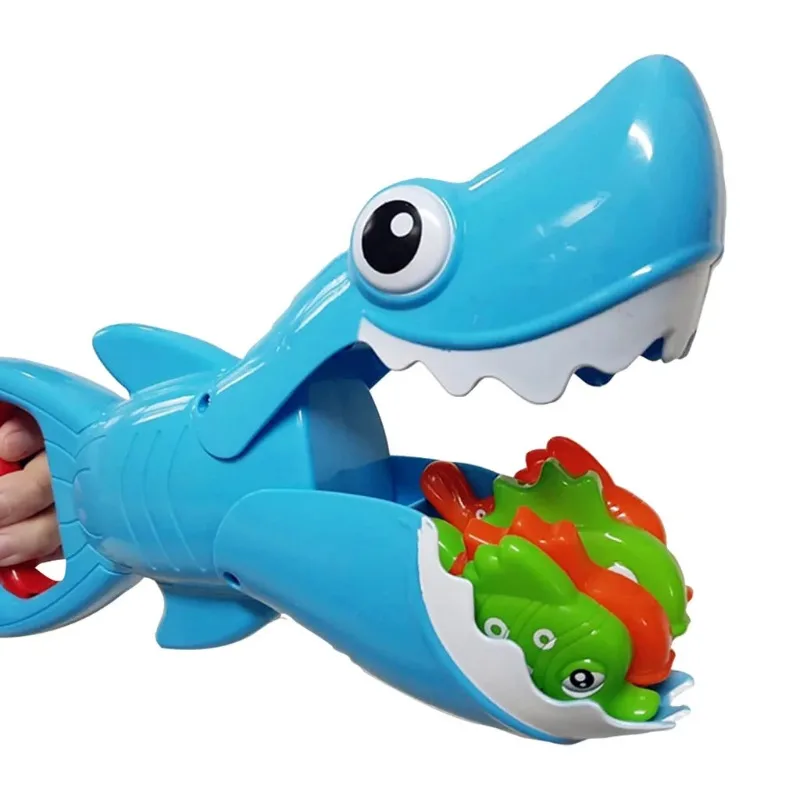 Shark Grabber Fish Baby Bathtub Bath Toys Toddler Interactive Swiming Pool Fishing Tool Outdoor Beach Water Toy Gifts for Boy