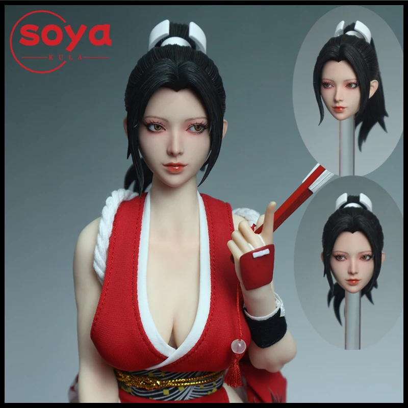 【2026 Q2】JKTOYS K-012 1/6 القتال الجمال المنقولة عيون رئيس نحت نحت نموذج صالح 12 "أنثى الجندي عمل الشكل الجسم #1