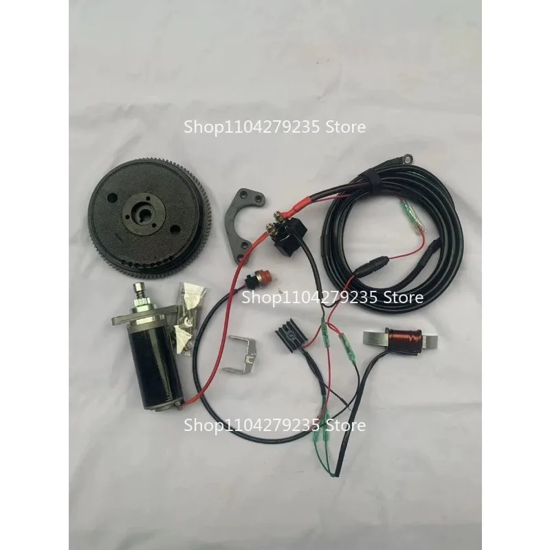 

Комплект для переоборудования подвесного мотора с электростартером для Mercury Tohatsu 2/4-тактных двигателей 15HP 20HP 30HP