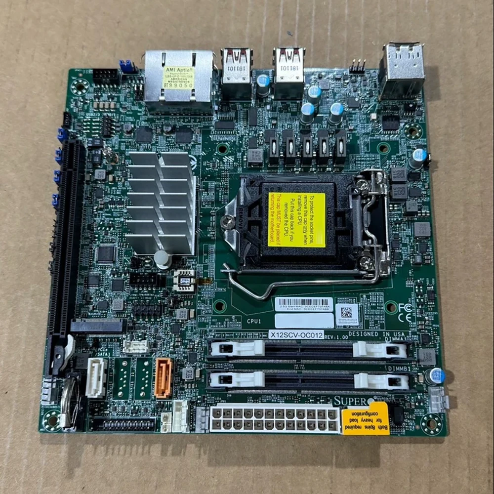 X12SCV-OC012 Mini-ITX Server motherboard Support 10/11 generation W-1200 series
