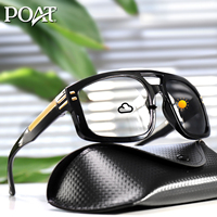 Casual Photochromic Sunglasses for Men and women Fashion Square Windproof Goggles for Outdoor Sports, Running, Hiking, Cycling