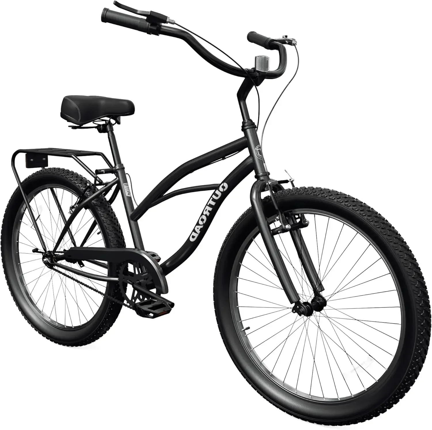 Beach Cruiser Bike for Adult,Womens Bicycle with Rear Rack 24 & 26 Inch Comfort Bikes with Adjustable Seat Suitable for Cities,C