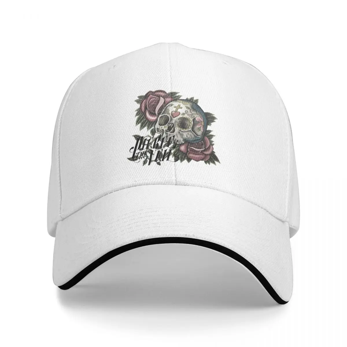 Pierce The Veil Skull Baseball Caps Fashion Rock Band Sandwich Caps for Men Women Adjustable Hats Cap Travel Gift