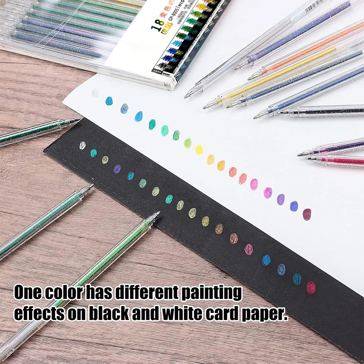 

Набор гелевых ручек с блестками, 12/36 шт., с запасными чернилами – подходят для детей и взрослых для раскрашивания, ведения дневников, художественного рисования и работы с книгами.