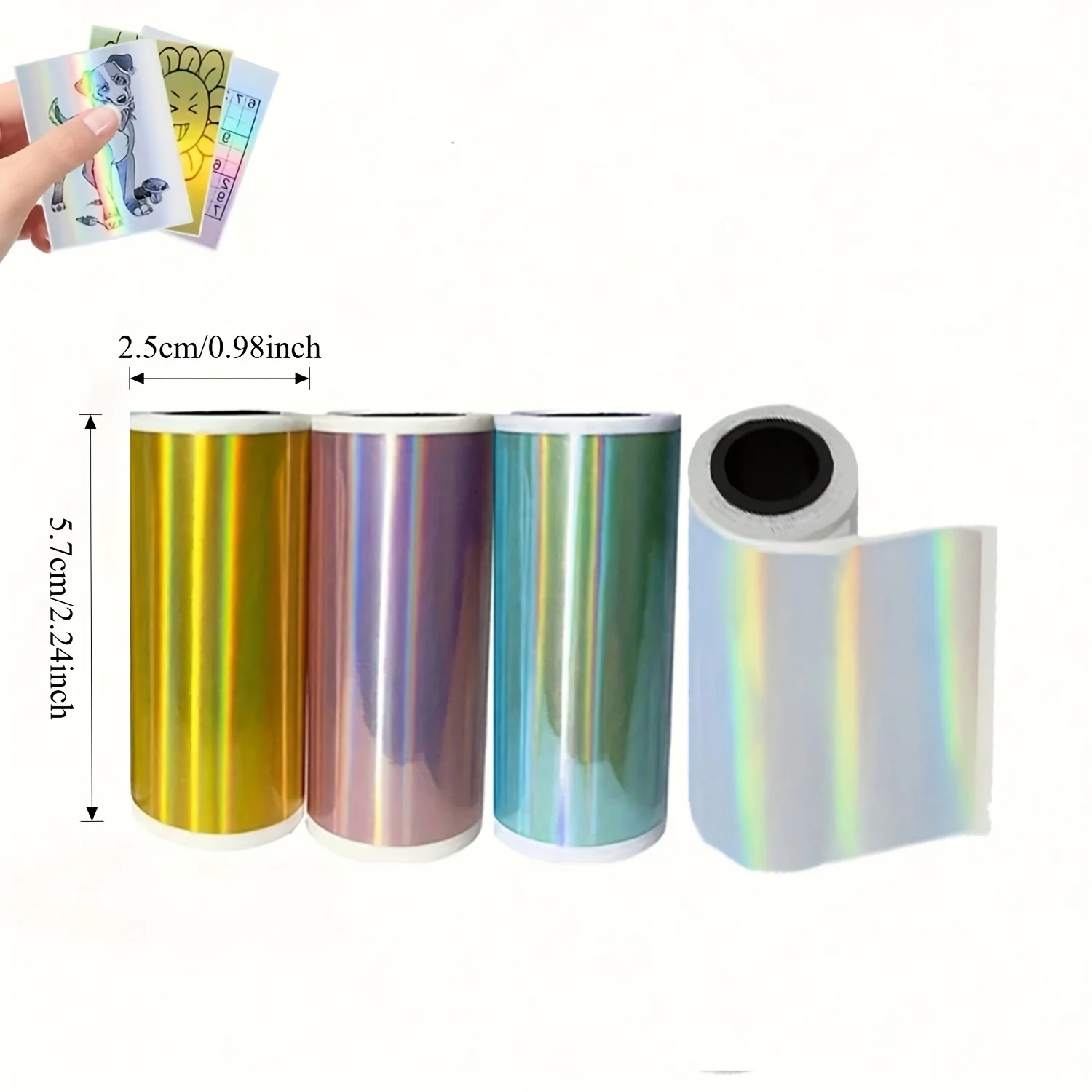 Holographic Thermal Paper Roll (Compatible with 57mm/2.25